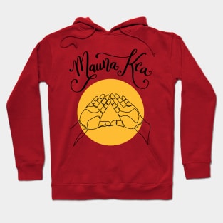 We Are Mauna Kea Hawaii Mountain Hand Sign Symbol Hoodie